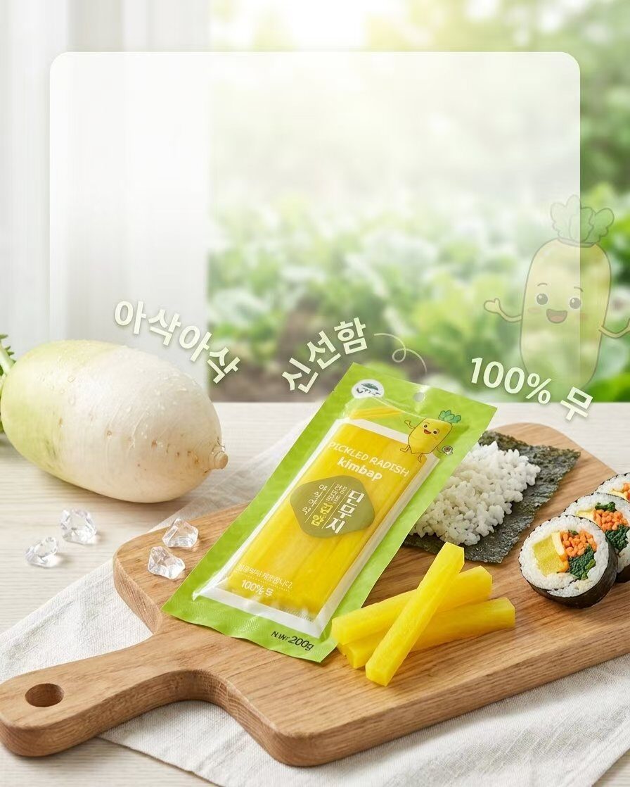 김밥용 단무지 200g